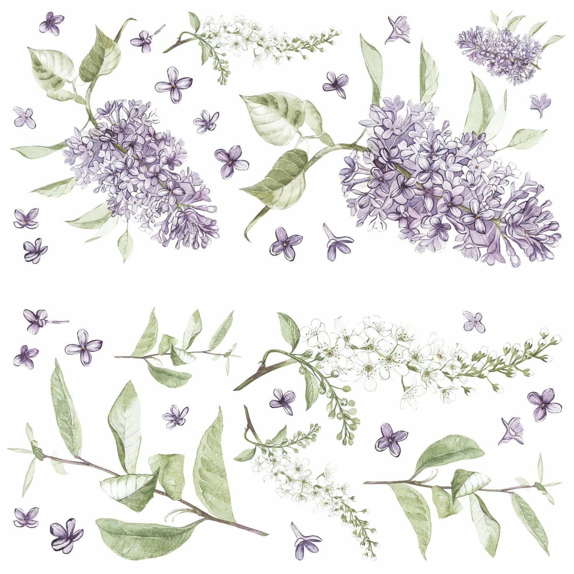 RoomMates Lilac Peel & Stick Giant Wall Decals